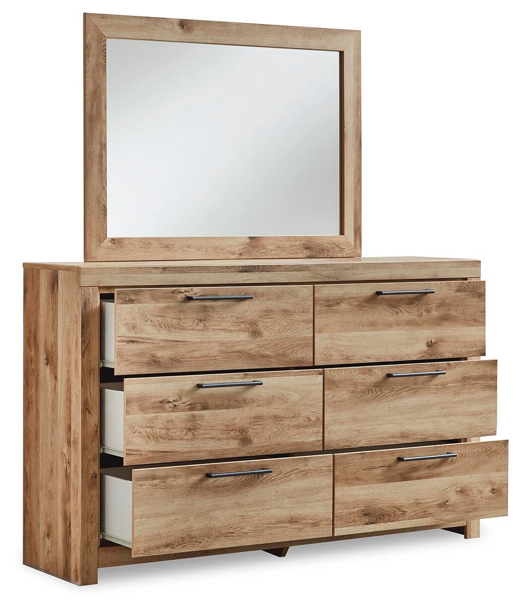 Hyanna  Panel Headboard, Dresser, Mirror And Nightstand