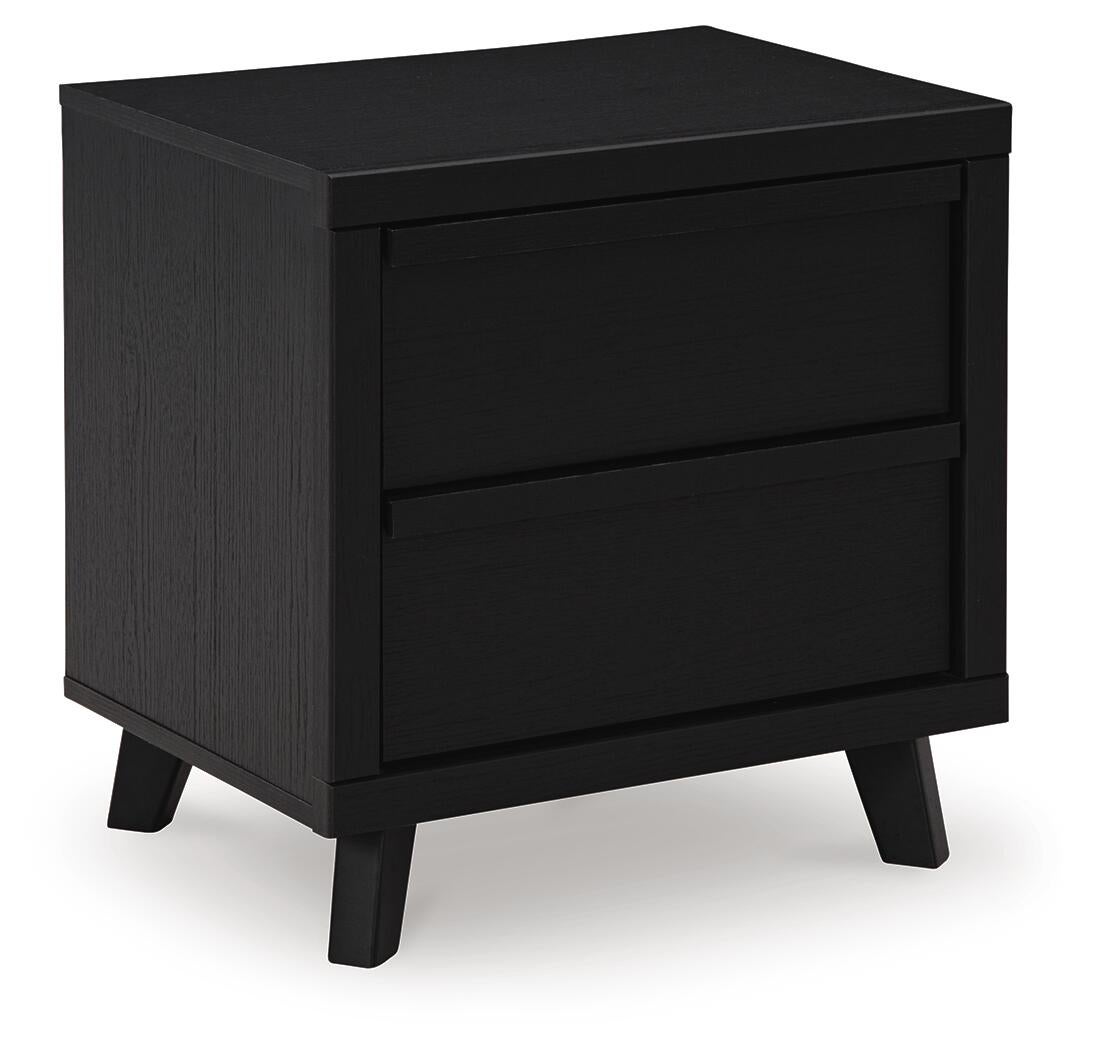 Danziar  Panel Headboard, Dresser, Mirror And Nightstand