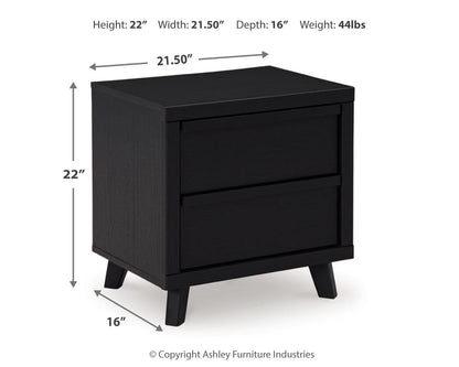Danziar  Panel Headboard, Dresser, Mirror And Nightstand