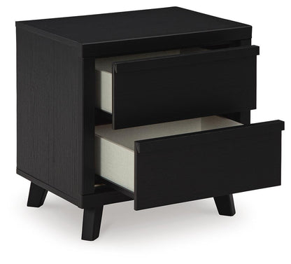 Danziar  Panel Headboard, Dresser, Mirror And Nightstand