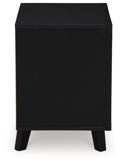 Danziar  Panel Headboard, Dresser, Mirror And Nightstand