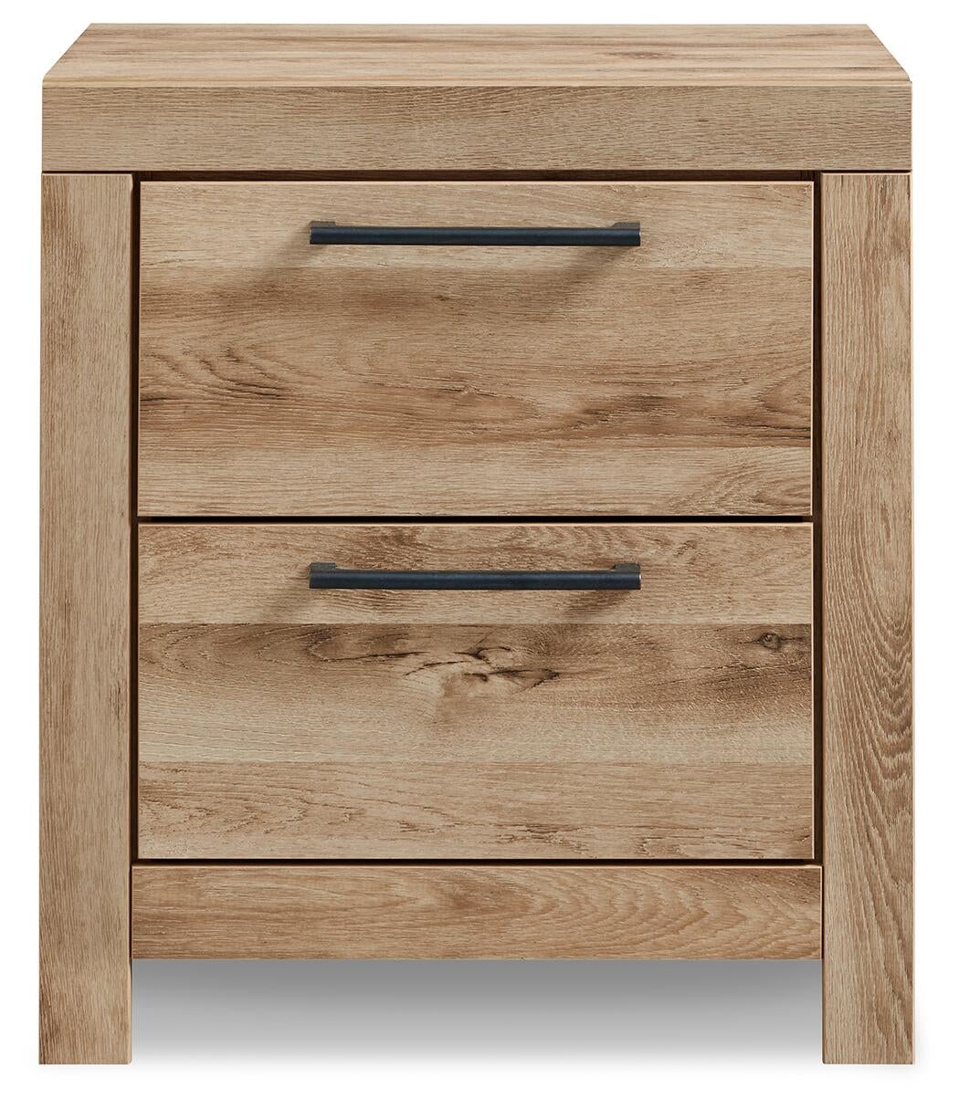 Hyanna  Panel Bed With 1 Side Storage, Dresser, Mirror And Nightstand