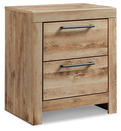 Hyanna  Panel Bed With 1 Side Storage, Dresser, Mirror And Nightstand