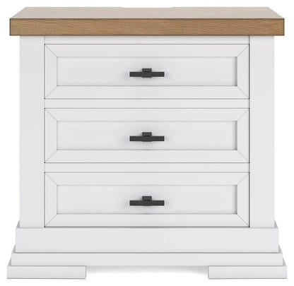 Ashbryn  Panel Storage Bed, Dresser, Mirror And Nightstand