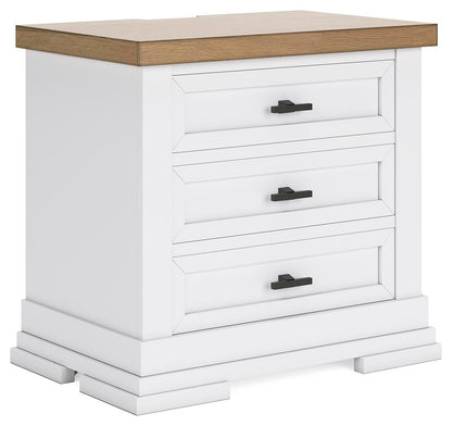 Ashbryn  Panel Storage Bed, Dresser, Mirror And Nightstand