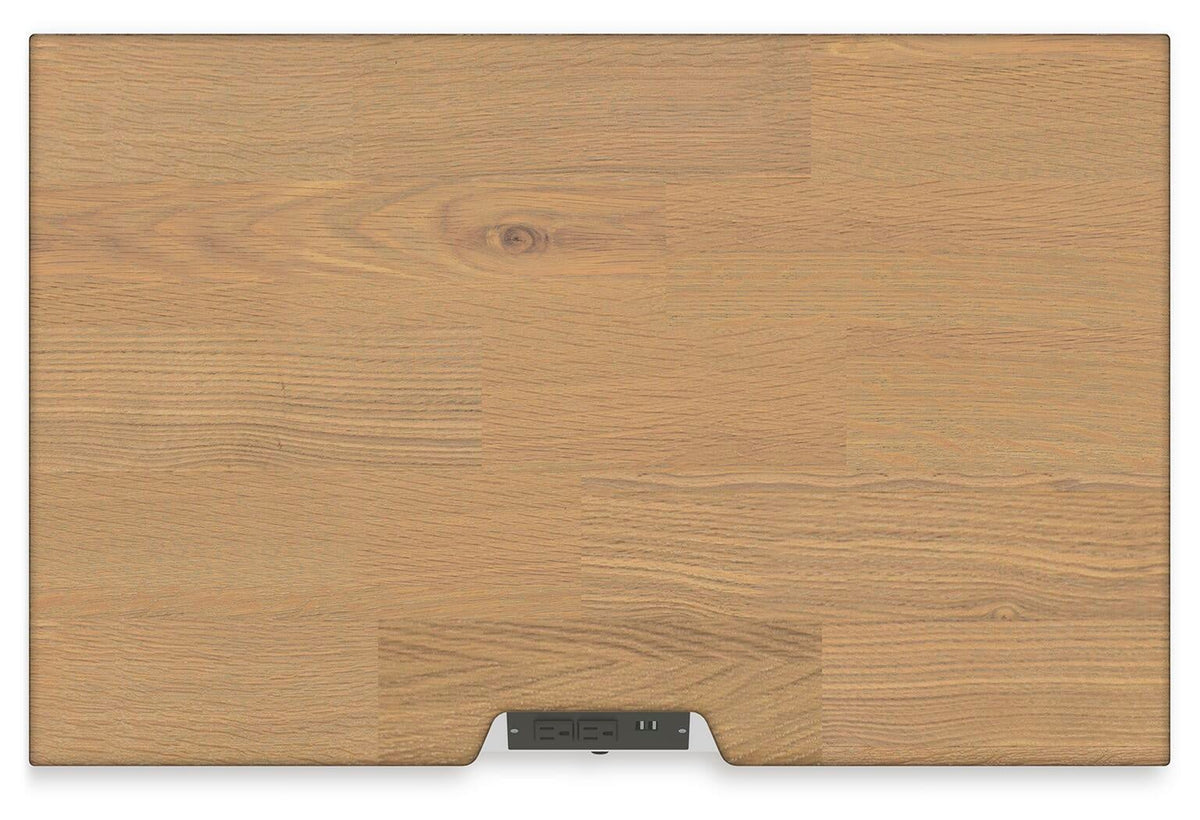 Ashbryn  Panel Storage Bed, Dresser, Mirror And Nightstand