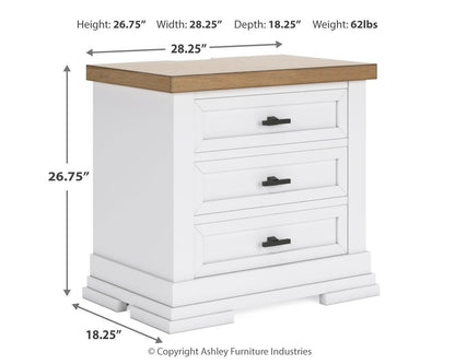 Ashbryn  Panel Storage Bed, Dresser, Mirror And Nightstand