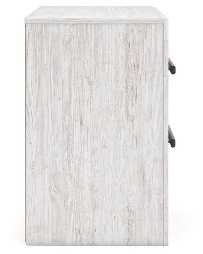Cayboni  Panel Bed With Mirrored Dresser And Nightstand