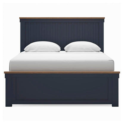 Landocken  Panel Bed, Dresser, Mirror And Nightstand