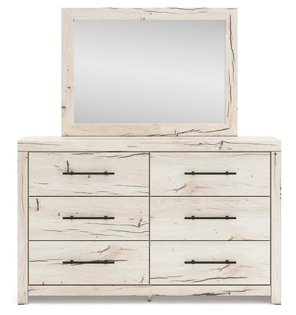 Lawroy  Panel Storage Bed, Dresser And Mirror