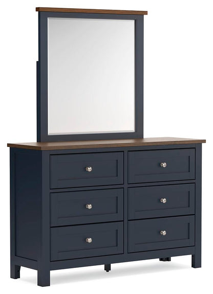 Landocken  Panel Headboard, Dresser, Mirror And Nightstand