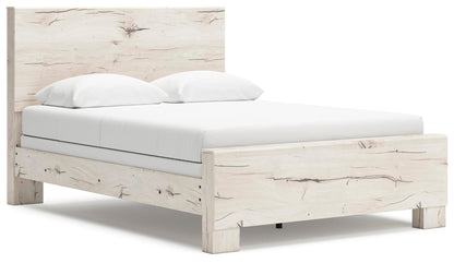 Lawroy  Panel Bed, Dresser And Mirror