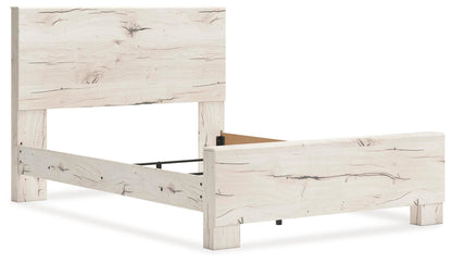 Lawroy  Panel Bed, Dresser And Mirror