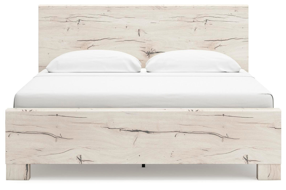 Lawroy  Panel Bed, Dresser And Mirror