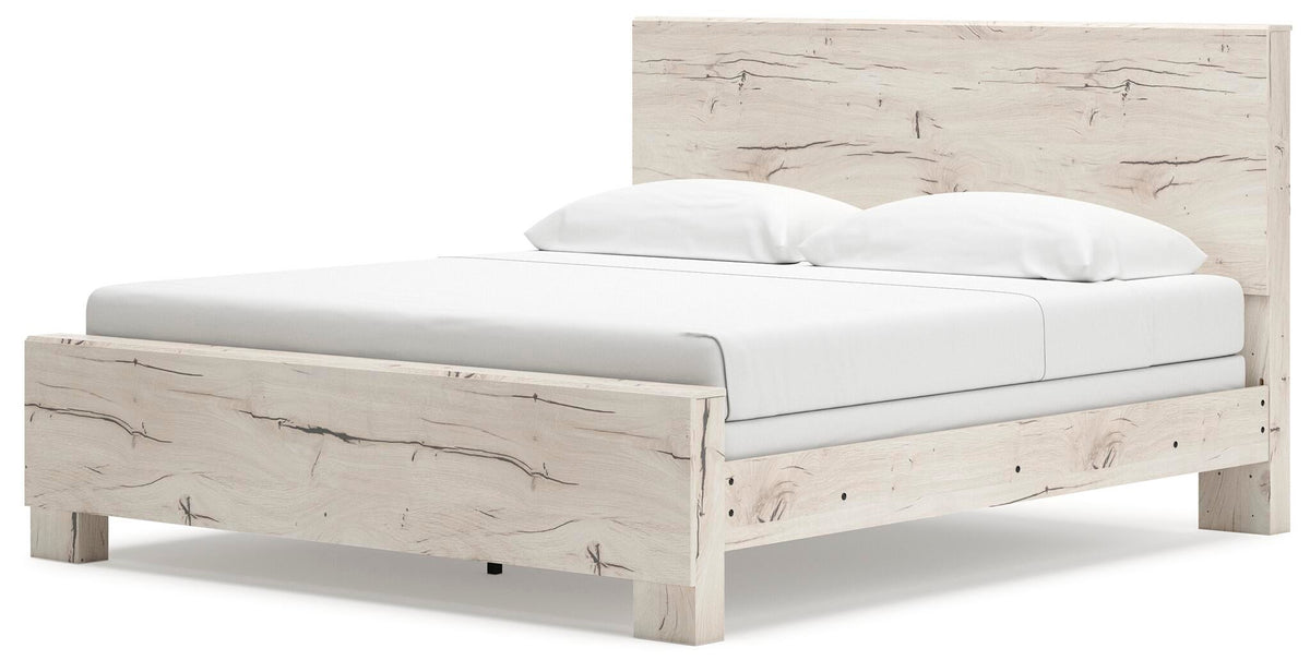 Lawroy  Panel Bed, Dresser And Mirror
