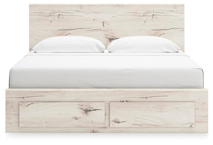 Lawroy  Panel Storage Bed, Dresser, Mirror And Nightstand