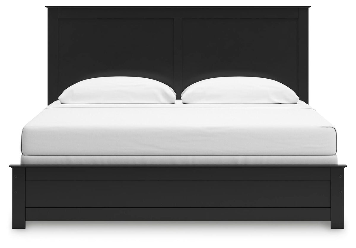 Maribel  Panel Bed, Dresser, Mirror And Nightstand