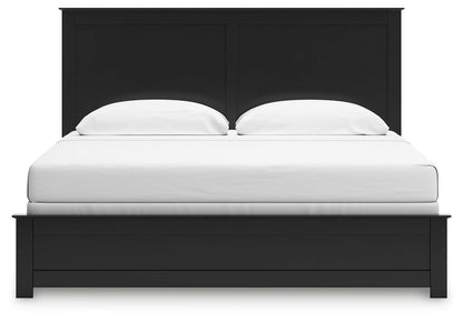 Maribel  Panel Bed, Dresser, Mirror And Nightstand
