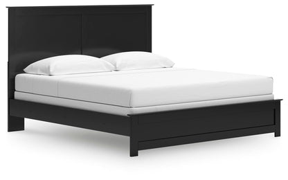 Maribel  Panel Bed, Dresser, Mirror And Nightstand