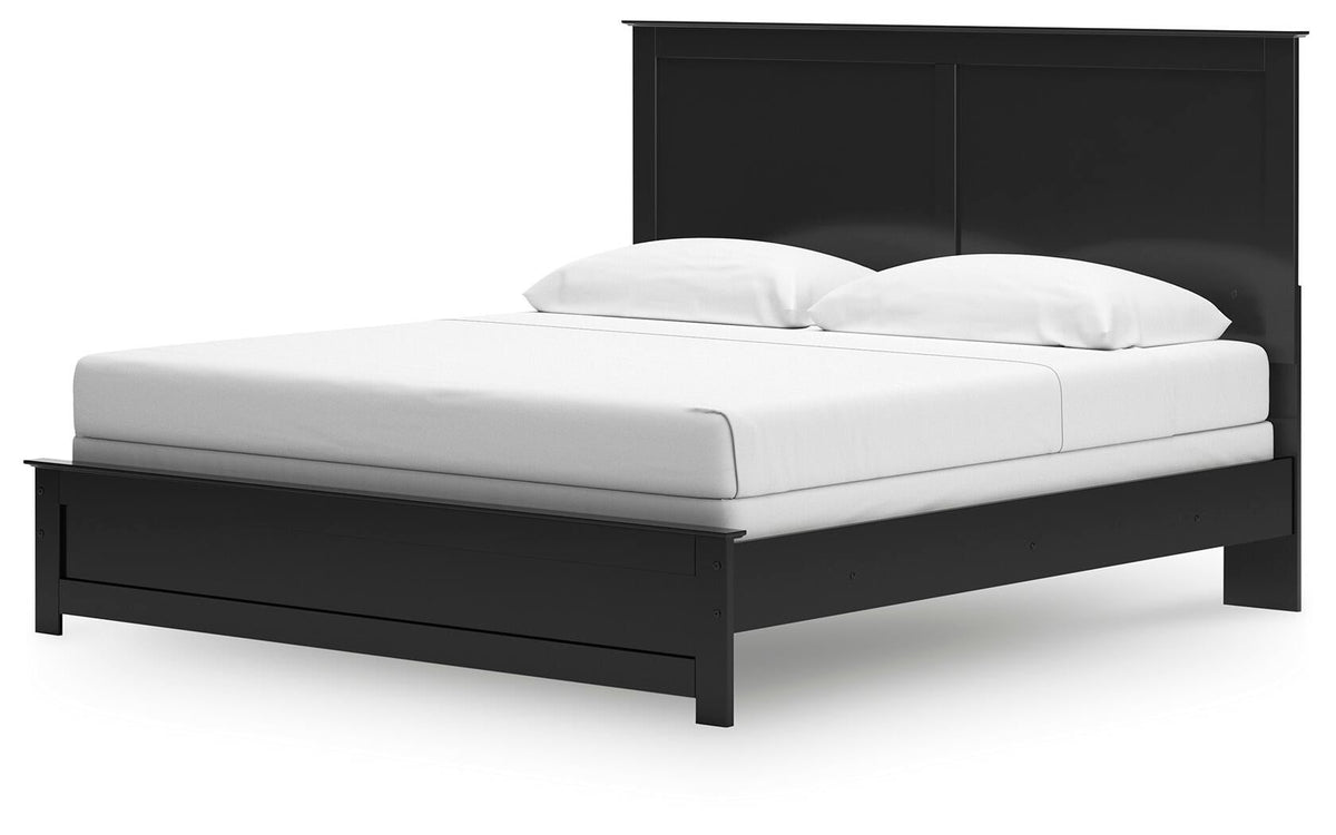 Maribel  Panel Bed, Dresser, Mirror And Nightstand