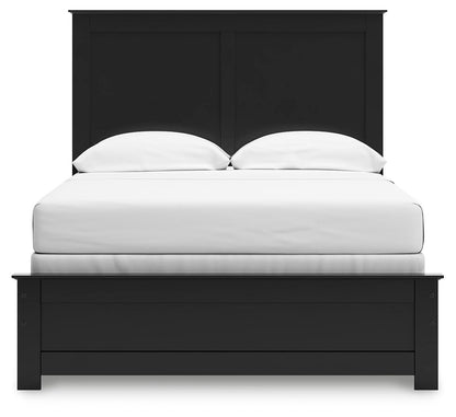 Maribel  Panel Bed, Dresser And Mirror