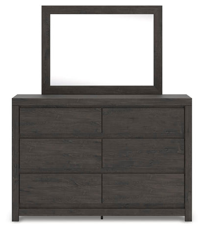 Parlayon  Panel Bed, Dresser, Mirror And Nightstand