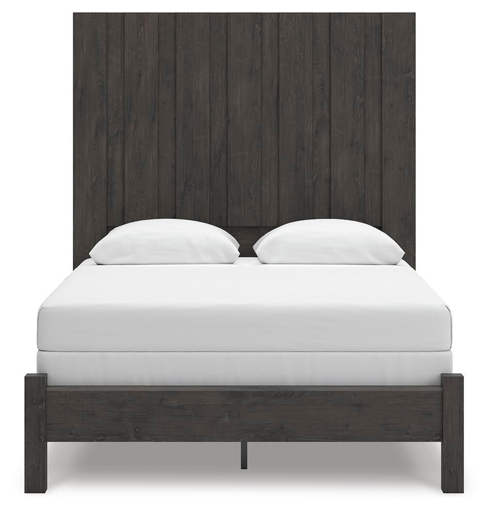 Parlayon  Panel Bed, Dresser, Mirror And Nightstand