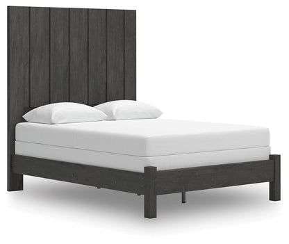Parlayon  Panel Bed, Dresser, Mirror And Nightstand