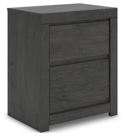 Parlayon  Panel Bed, Dresser, Mirror And Nightstand