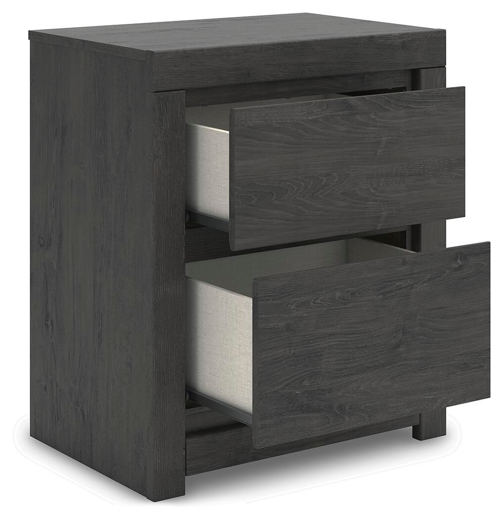 Parlayon  Panel Bed, Dresser, Mirror And Nightstand