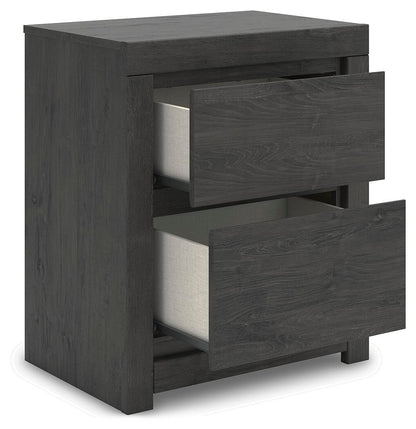 Parlayon  Panel Bed, Dresser, Mirror And Nightstand