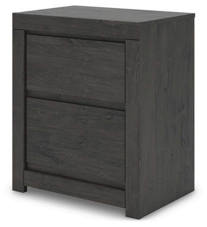 Parlayon  Panel Bed, Dresser, Mirror And Nightstand