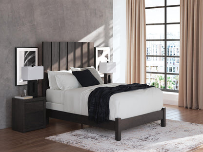 Parlayon  Panel Bed, Dresser, Mirror And Nightstand