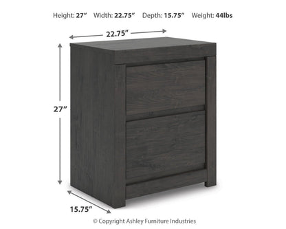 Parlayon  Panel Bed, Dresser, Mirror And Nightstand