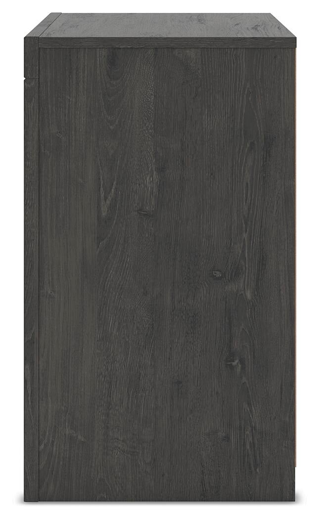 Parlayon  Panel Bed, Dresser, Mirror And Nightstand