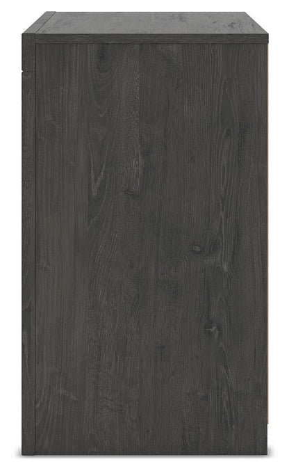 Parlayon  Panel Bed, Dresser, Mirror And Nightstand