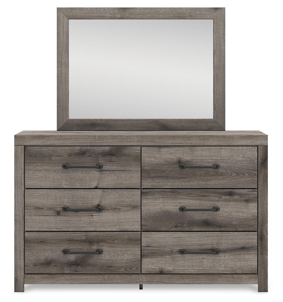 Urbanoore  Panel Bed, Dresser, Mirror And Nightstand
