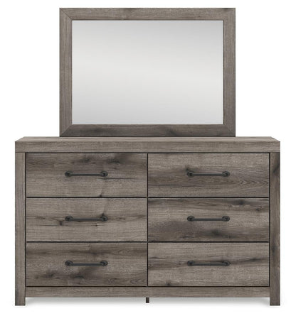 Urbanoore  Panel Bed, Dresser, Mirror And Nightstand