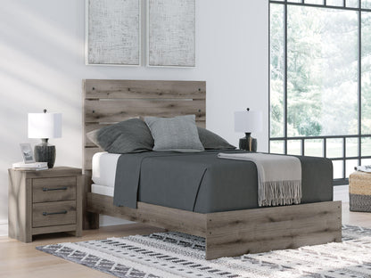 Urbanoore  Panel Bed, Dresser, Mirror And Nightstand