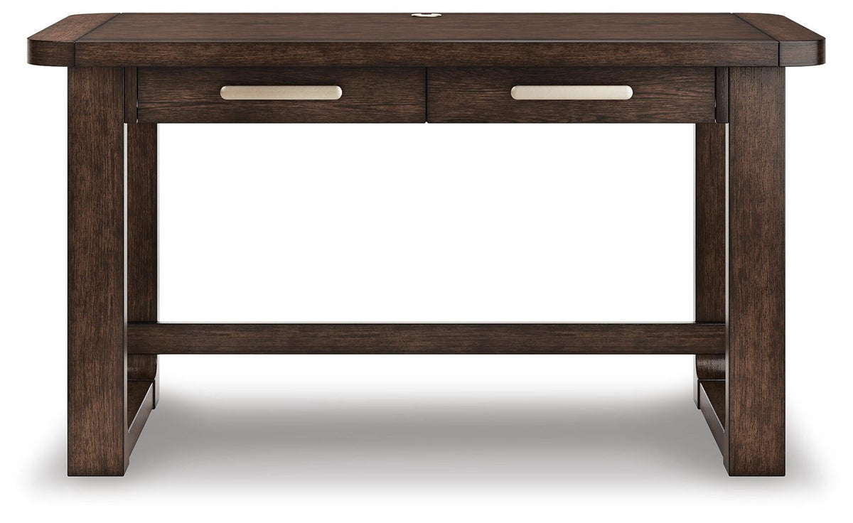 Brecton Home Office Desk With Chair And Storage