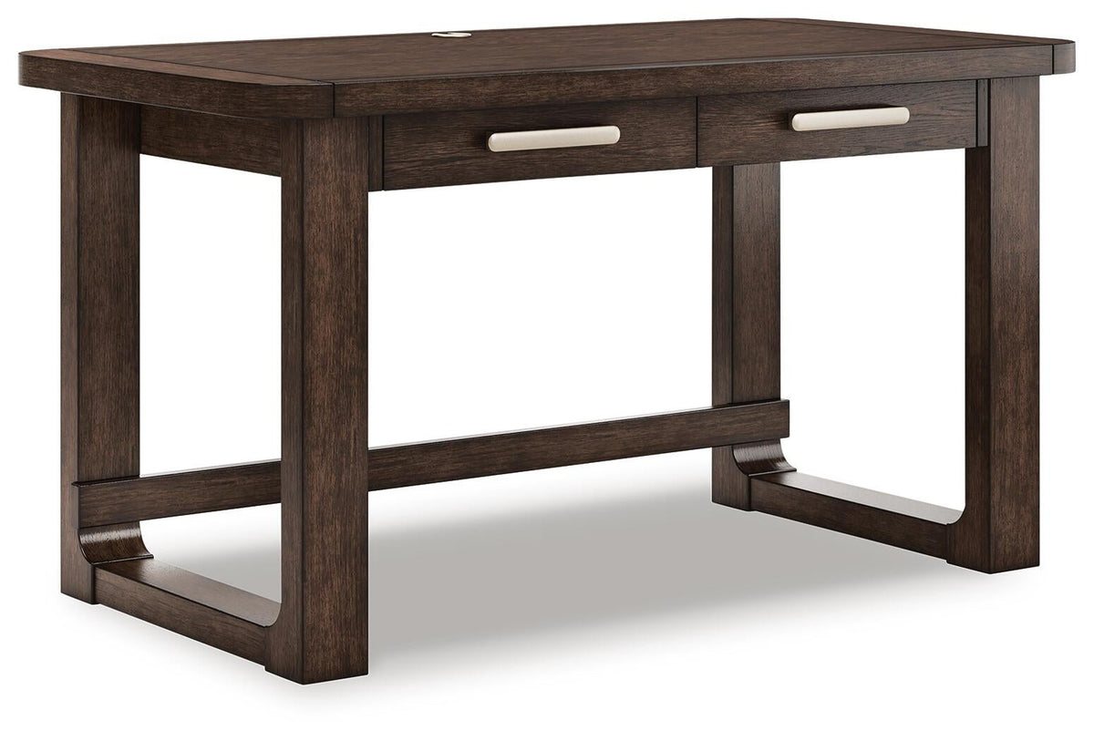 Brecton Home Office Desk With Chair And Storage