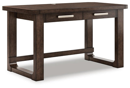 Brecton Home Office Desk With Chair And Storage