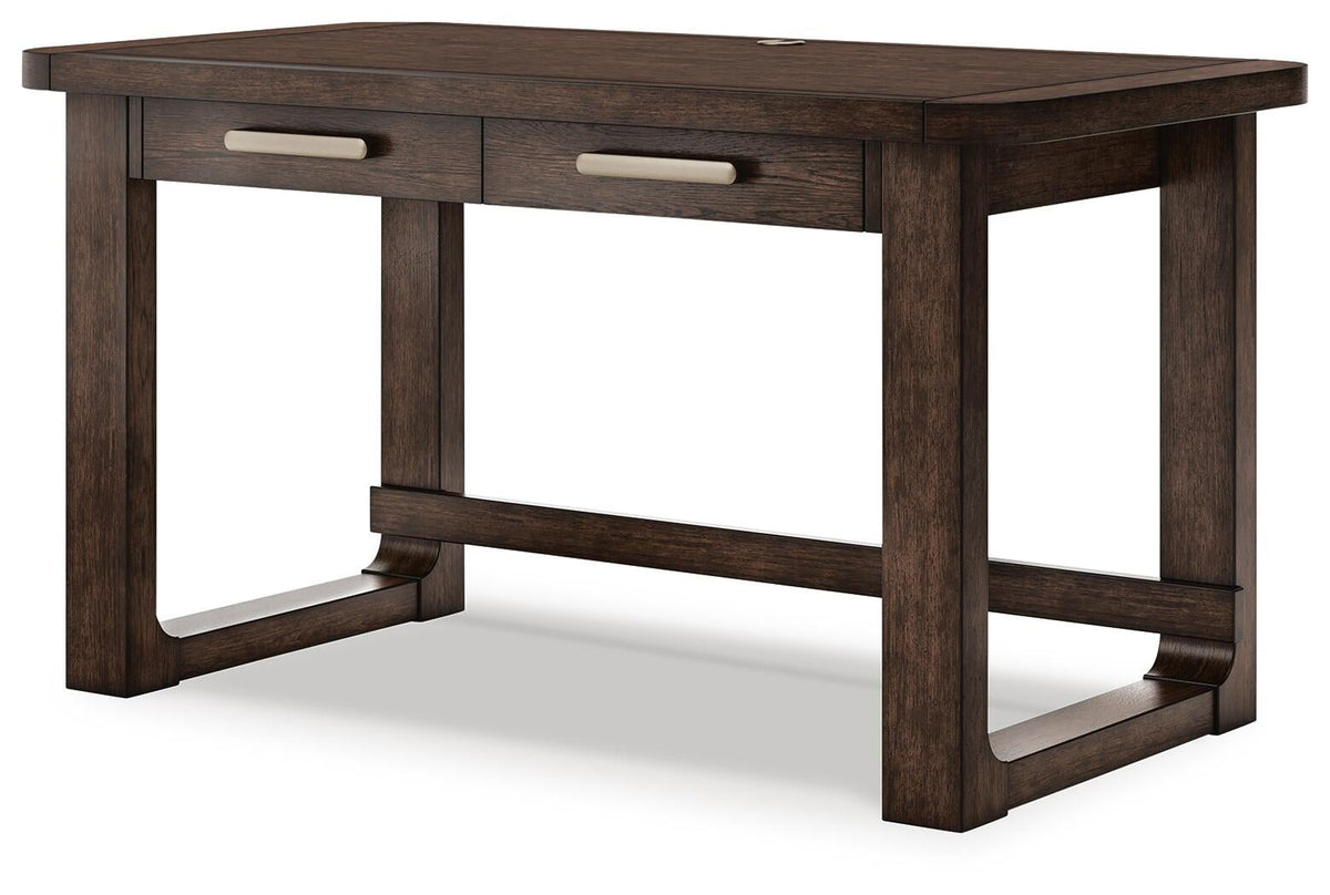 Brecton Home Office Desk With Chair And Storage