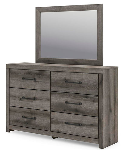 Urbanoore  Panel Bed, Dresser, Mirror And Nightstand