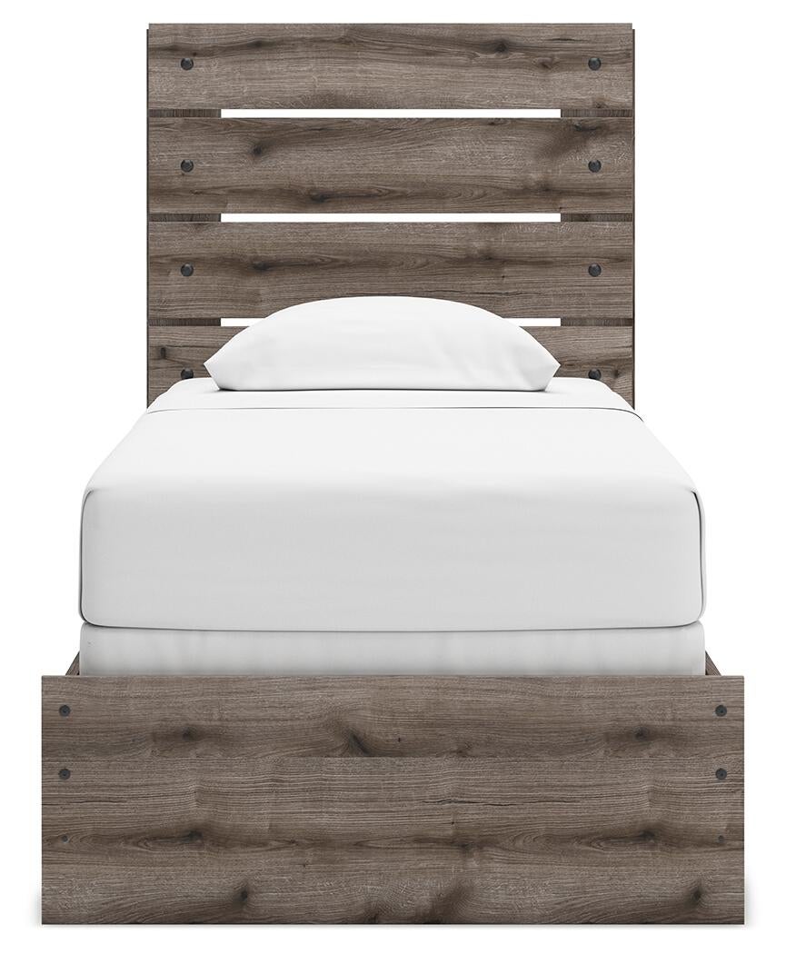 Urbanoore  Panel Bed, Dresser, Mirror And Nightstand