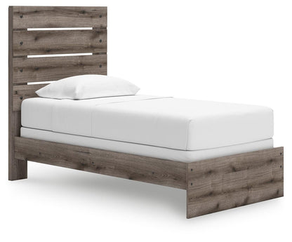 Urbanoore  Panel Bed, Dresser, Mirror And Nightstand