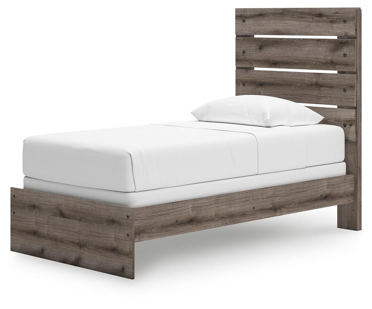 Urbanoore  Panel Bed, Dresser, Mirror And Nightstand