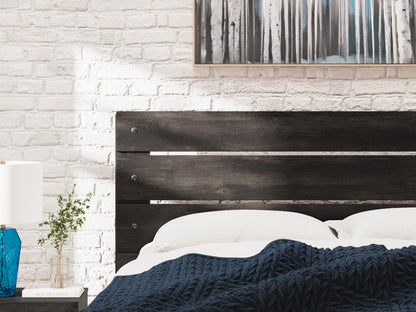 Delmorta  Panel Bed, Dresser And Mirror