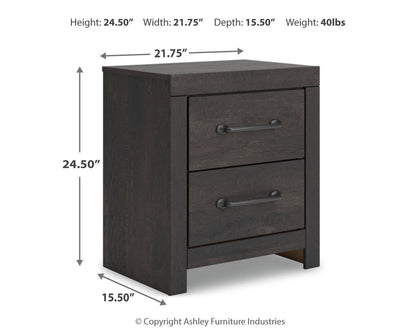 Delmorta  Panel Storage Bed, Dresser, Mirror And Nightstand