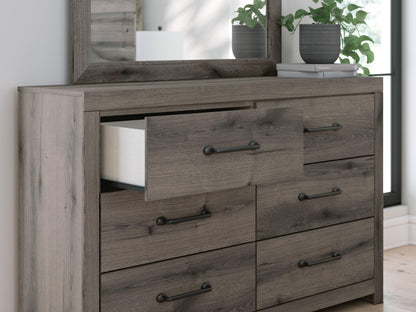 Urbanoore  Panel Storage Bed, Dresser And Mirror